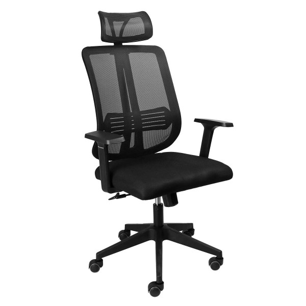 Cadeira Office Go Star Plus Preta  - Cogsp10p